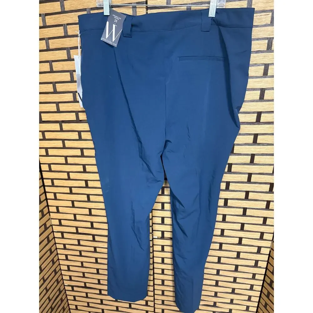 Worthington Navy Straight Leg Dress Pants Size‎ 20